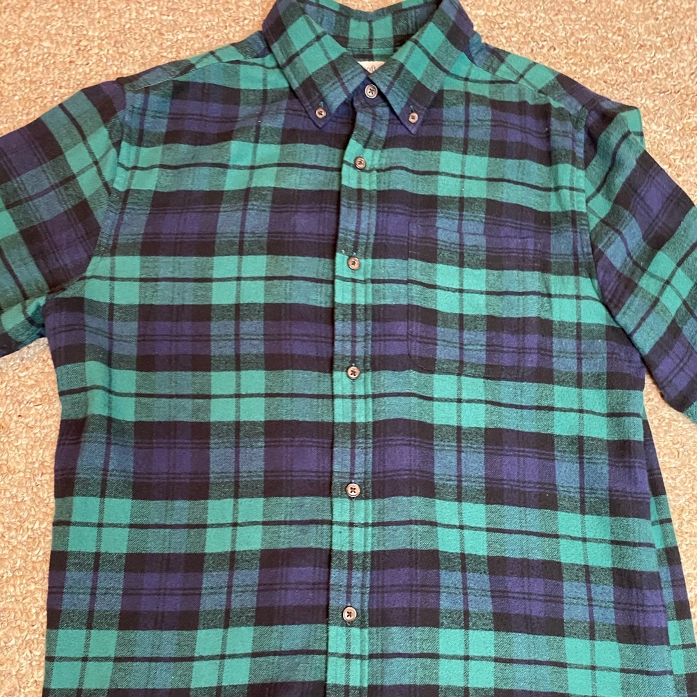 Green flannel